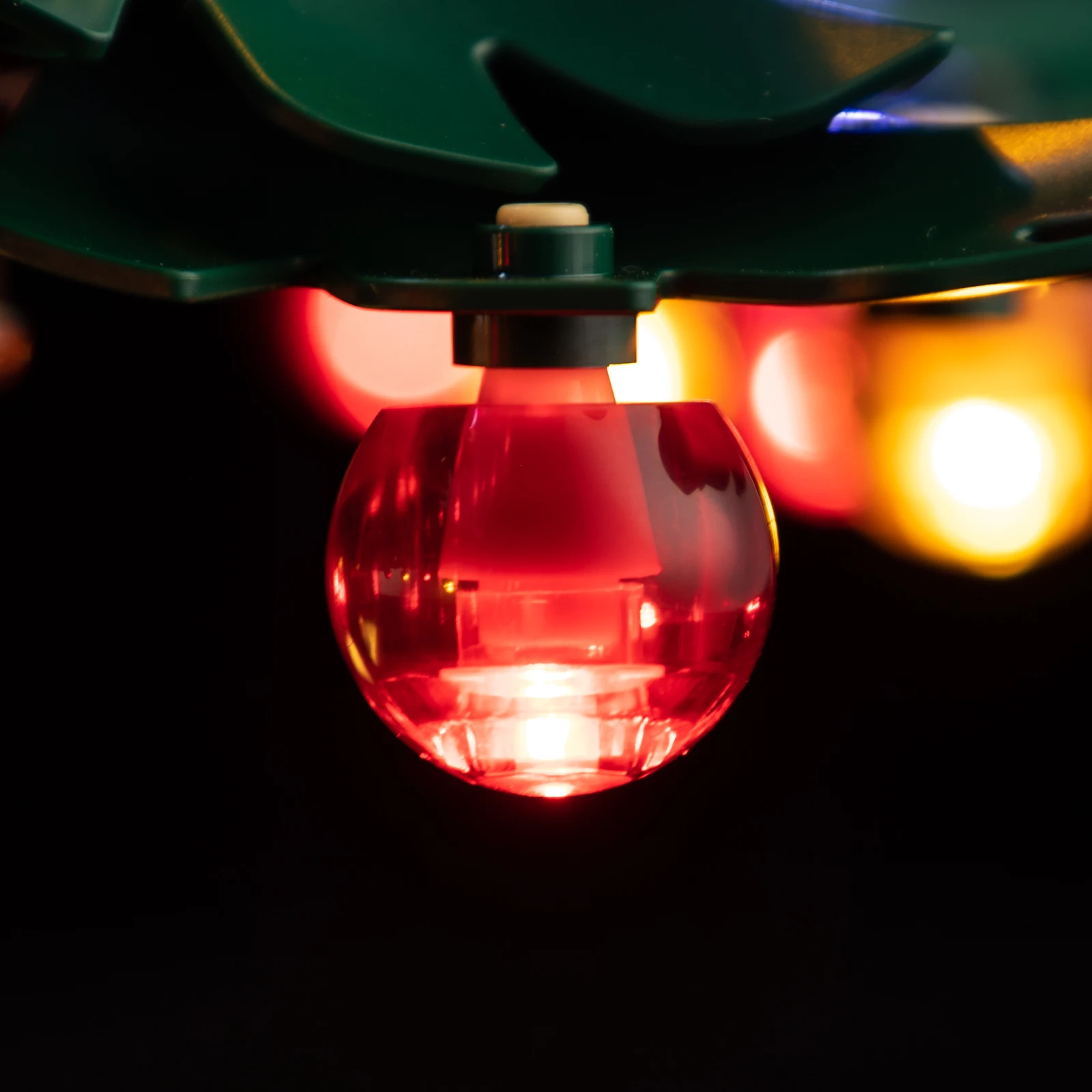 Kit de luz led para família lego árvore de natal 10374 modelo brinquedos diy conjunto não incluído blocos de construção