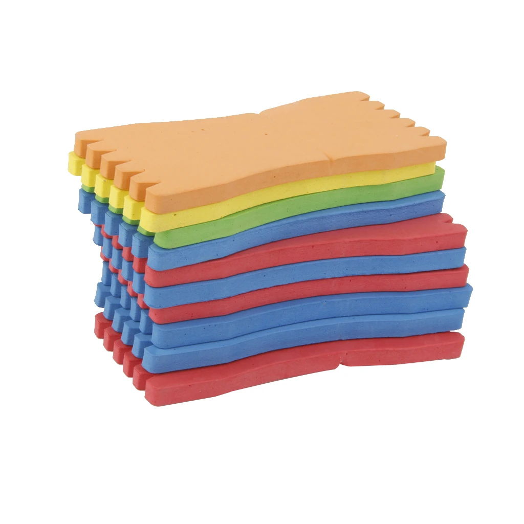 10pcs Fishing Foam Winders Hook Winding Lure Line Rig Storage Tackle Tool