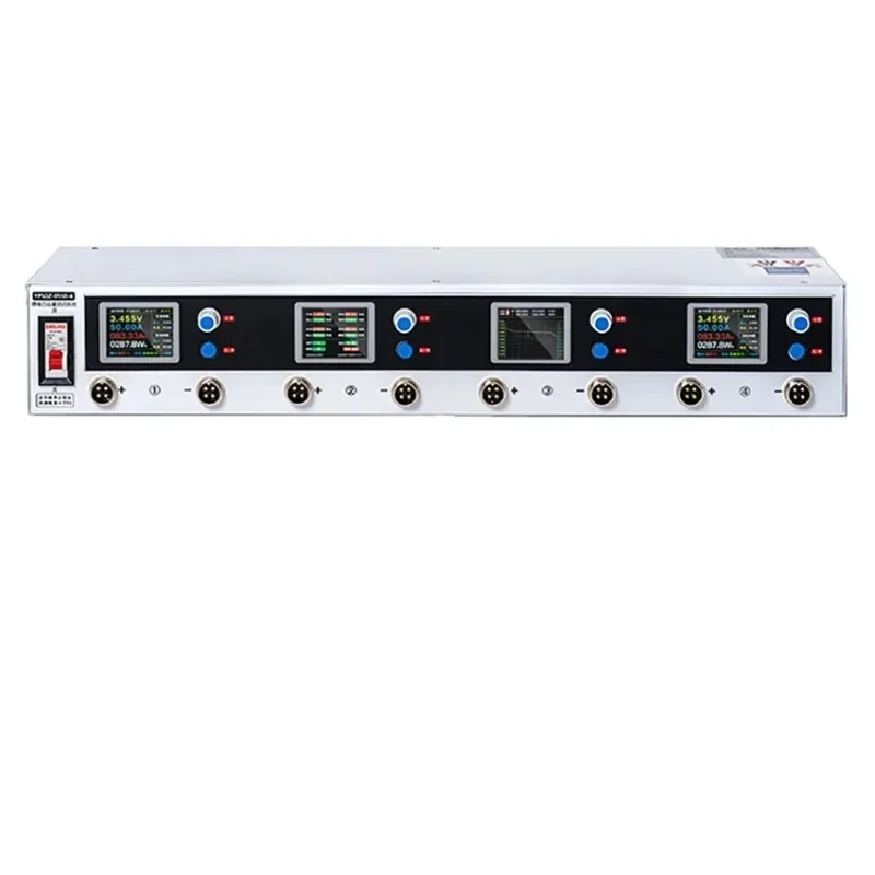 High Precision 4 Channel 5V 50A Charge Discharge Detector Battery Pack Voltage Balance Lithium Battery Capacity Tester