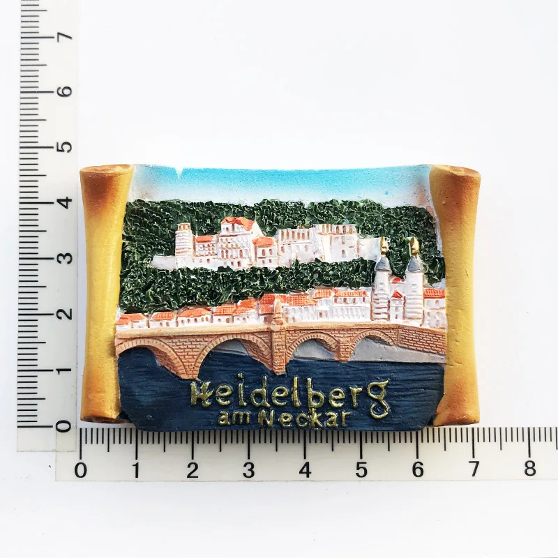 

Heidelberg Bridge Fridge Magnets Travel 3D Memorial Magnetic Refrigerator