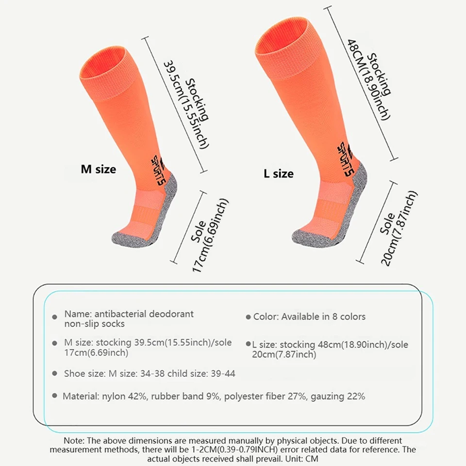 Loogdeel Football Socks Professional Breathable Anti-slip Long Tube Training Socks for Adults And Children Glue Dot Sports - view 6