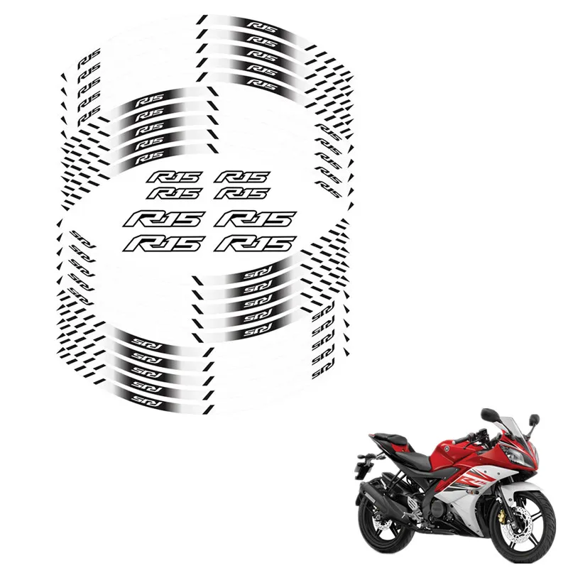 

For YAMAHA R15 Motorcycle Parts Contour Wheel Decoration Decal Sticker - 1