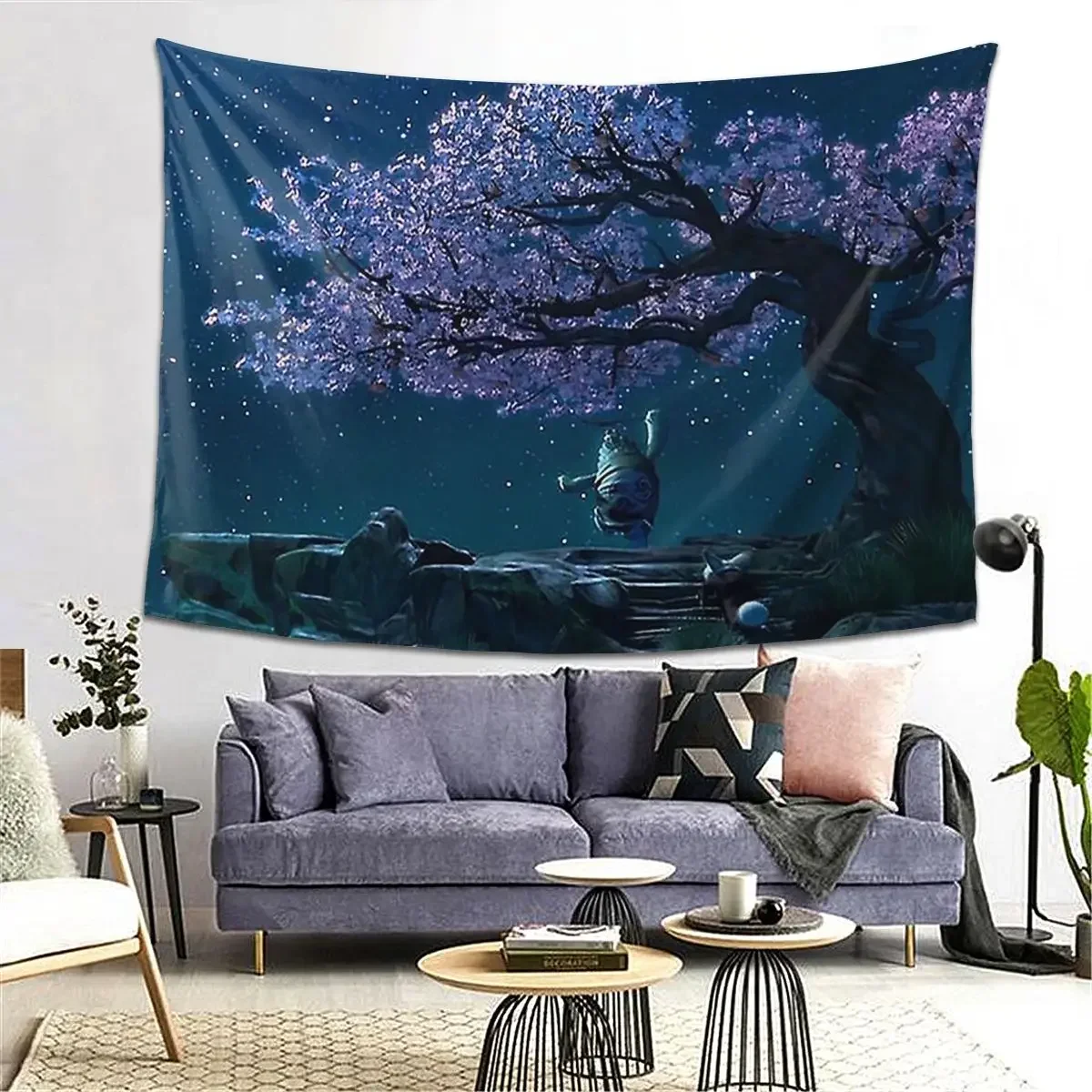 Master Oogway Tapestry Decoration Art Aesthetic Tapestries for Living Room Bedroom Decor Home Funny Wall Cloth Wall Hanging