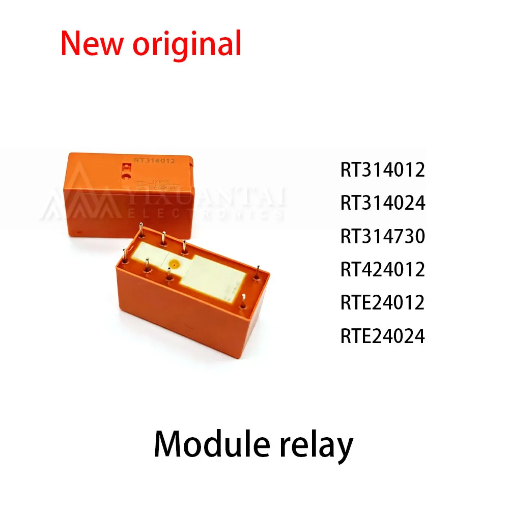 10Pcs RT314012 RT314024 RT314730 RT424012 RTE24012 RTE24024 Module relay