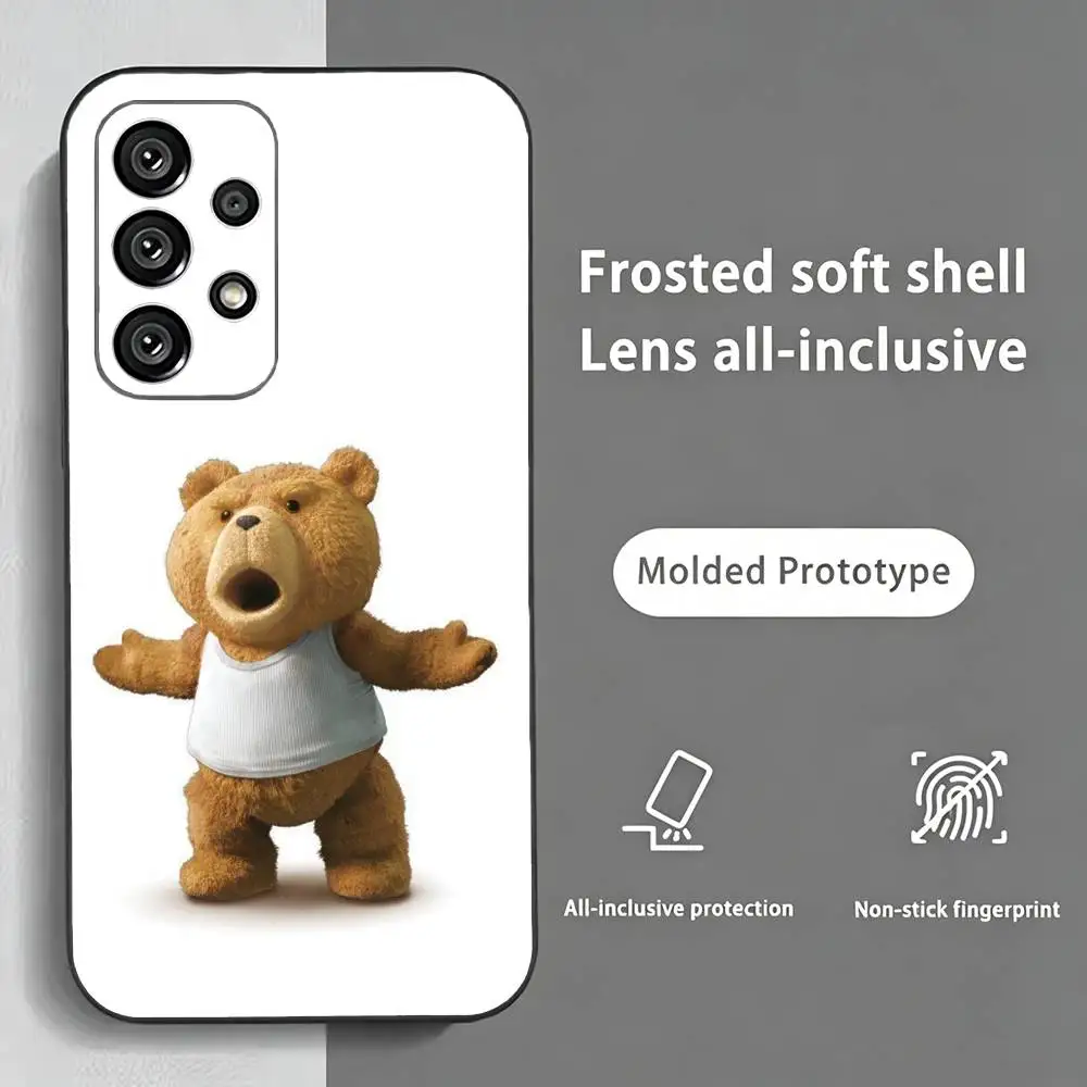 Cute T-Teddy B-BearS Movie T-Ted  Phone Case For Samsung S25,S24,S21,S22,S23,S30,Ultra,S20,Plus,Fe,Soft Silicone Black Cover view 5