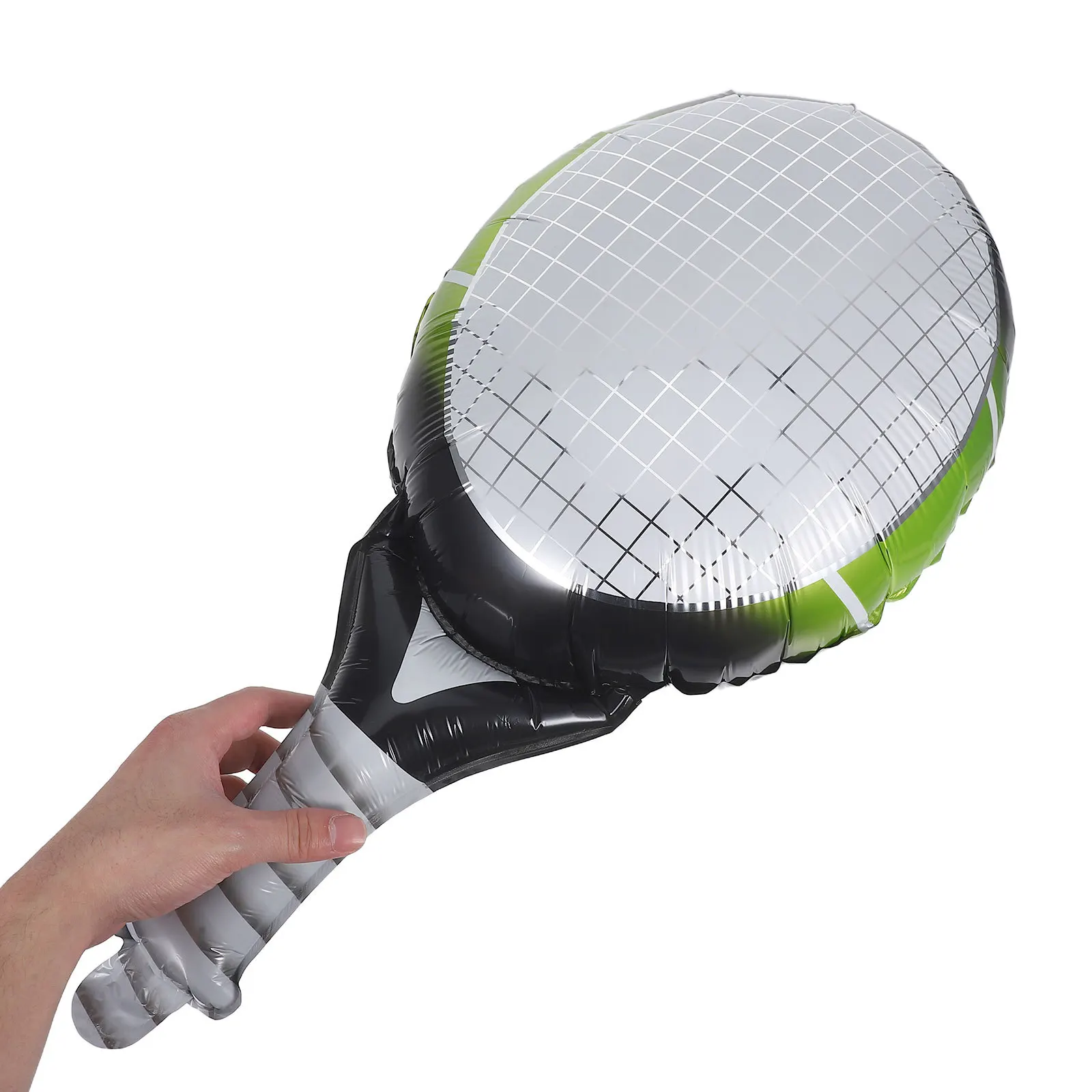 

1Set Tennis Ball Rackets Balloons Aluminum Foil Party Decoration Suitable Indoor Outdoor Tennis Party Supplies