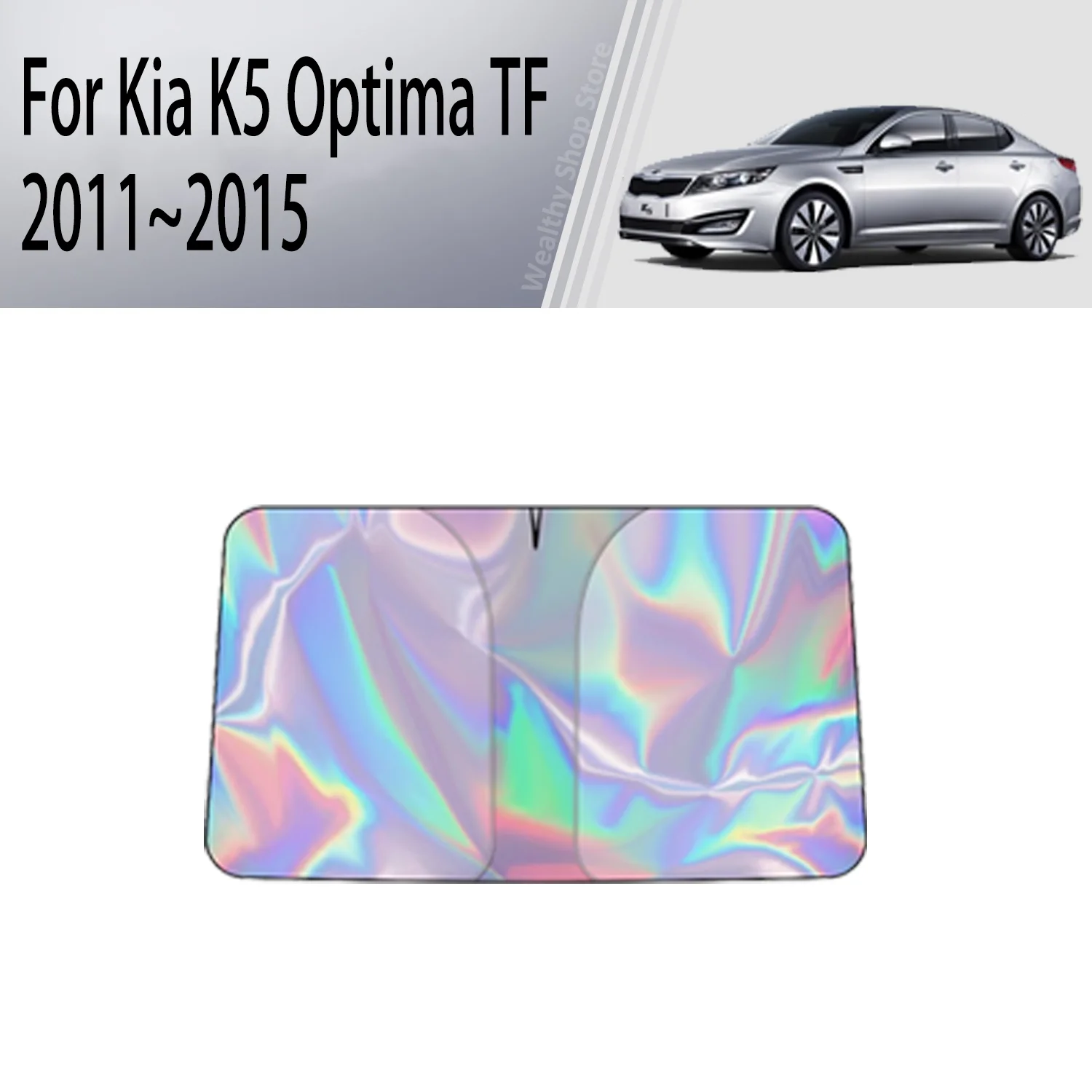 Car Sun Visor For Kia K5 Optima TF 2011~2015 2012 2013 2014 Auto Front Windshield Sunshade Heat Insulation Summer Accessories