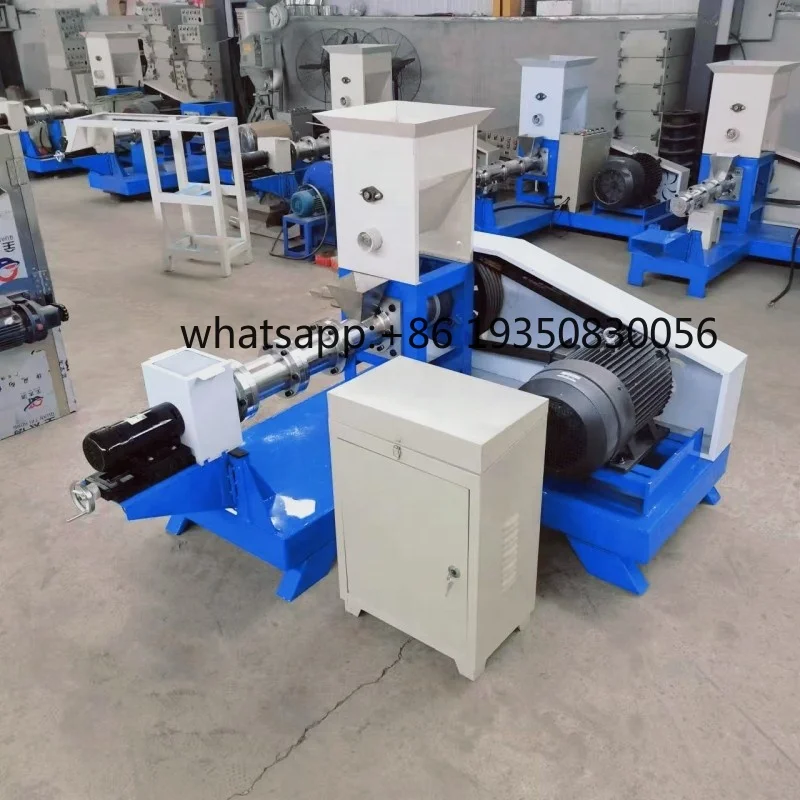 2026-Poultry Waste Rendering Plant Particle Extruder Manufacturer Small Fish Feed Pellet Machine Fish Feed Pellet Granulator