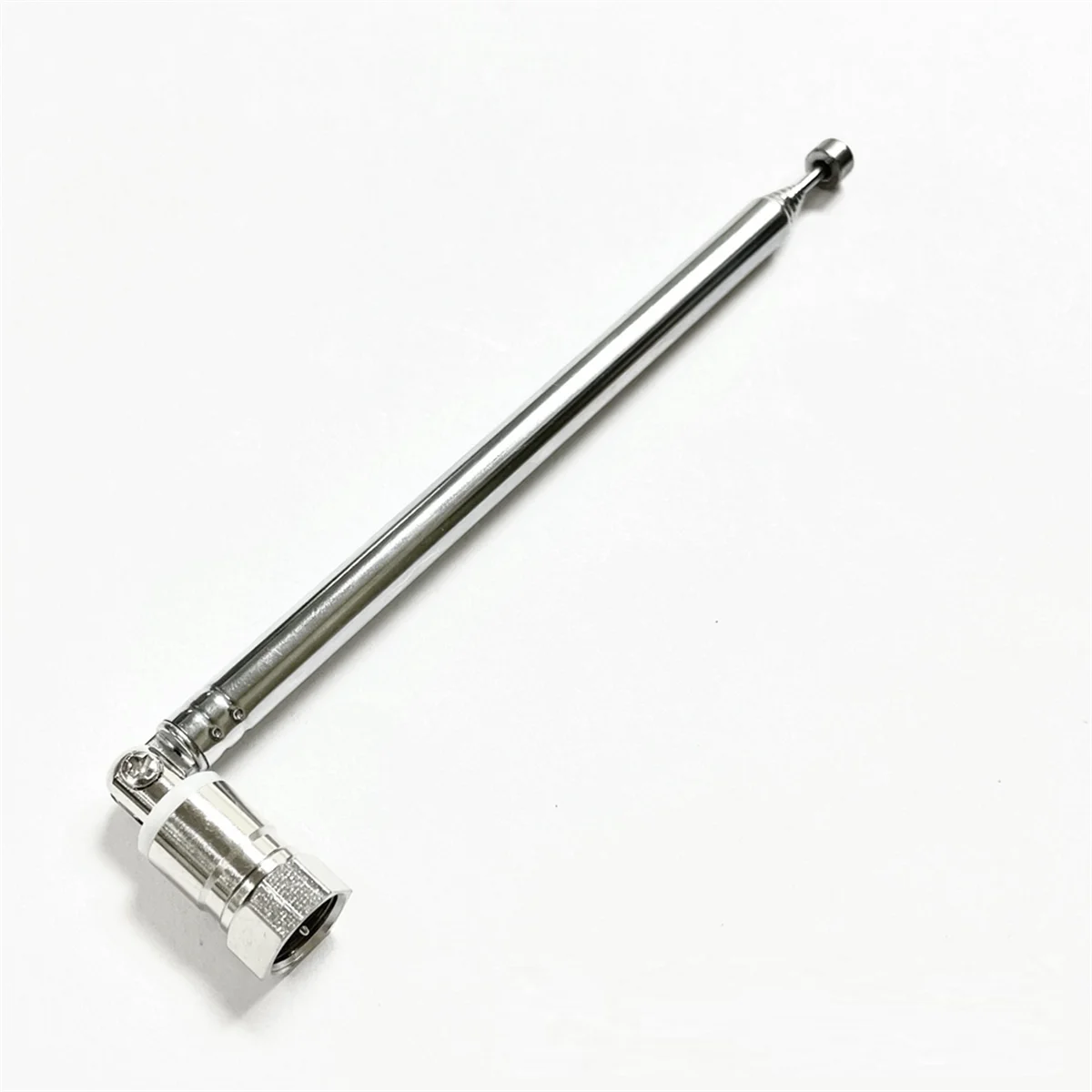 YDSC 1set Telescopic FM Radio Antenna Rod Antenna 3.5mm Adapter MAV Stereo Receiver F Type Male Plug 7 Sections Antenna