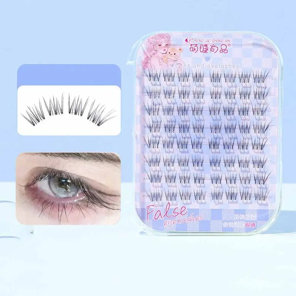 

Sweet Self-adhesive Lash Clusters Makeup DIY Glue Free Fake Lashes Reusable Individual Adhesive False Eyelashes Grafting Lashes