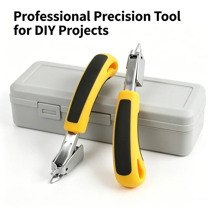 Compact Staple Puller Tool Dual Color Anti-slip Handle Staple Remover For School Office Packaging Wood Staple Supplies