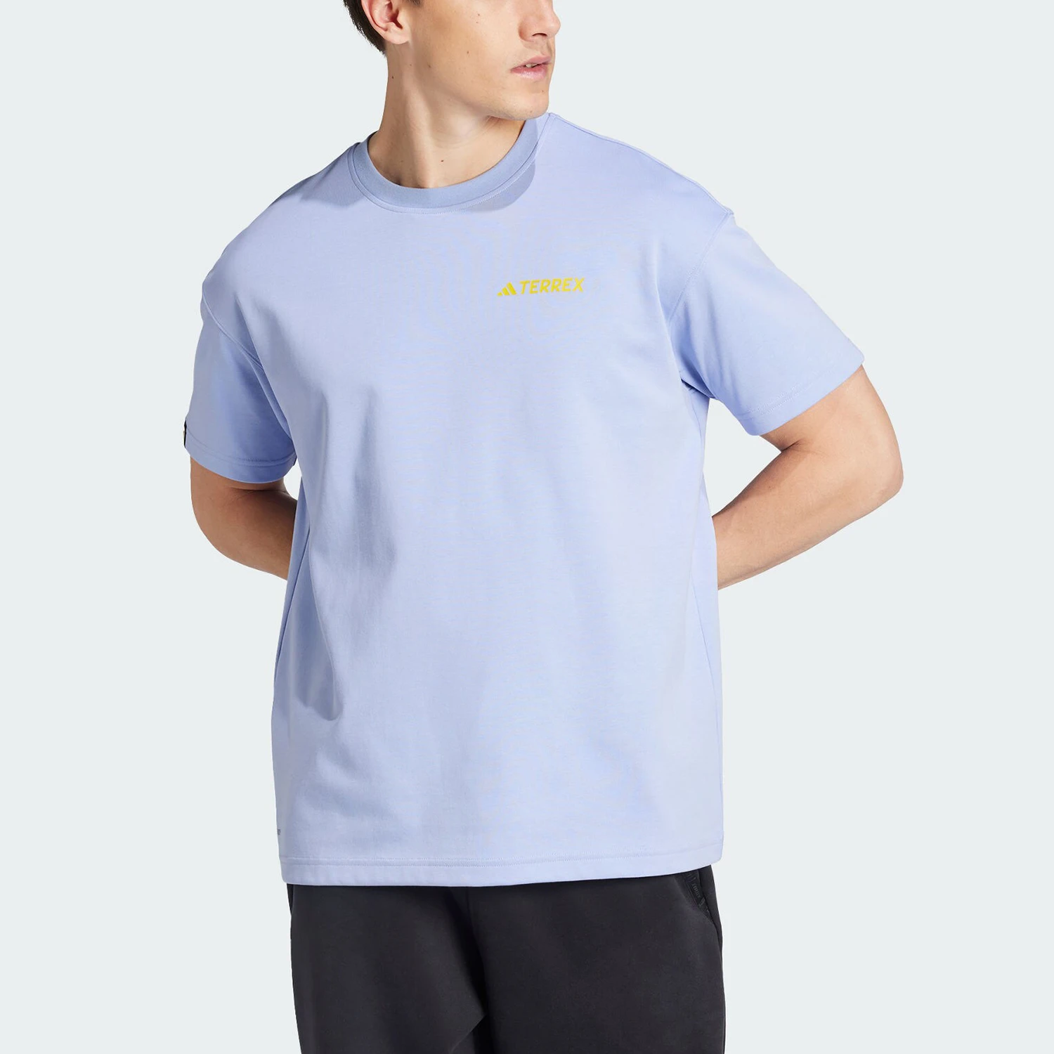 

Adidas genuine summer new men's and women's outdoor training sports short sleeved IX5615