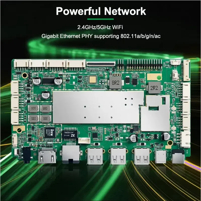 for MTK8786 Octa Core Industrial IoT Mainboard Android 12 Edge Computing Motherboard PoE 4G LTE