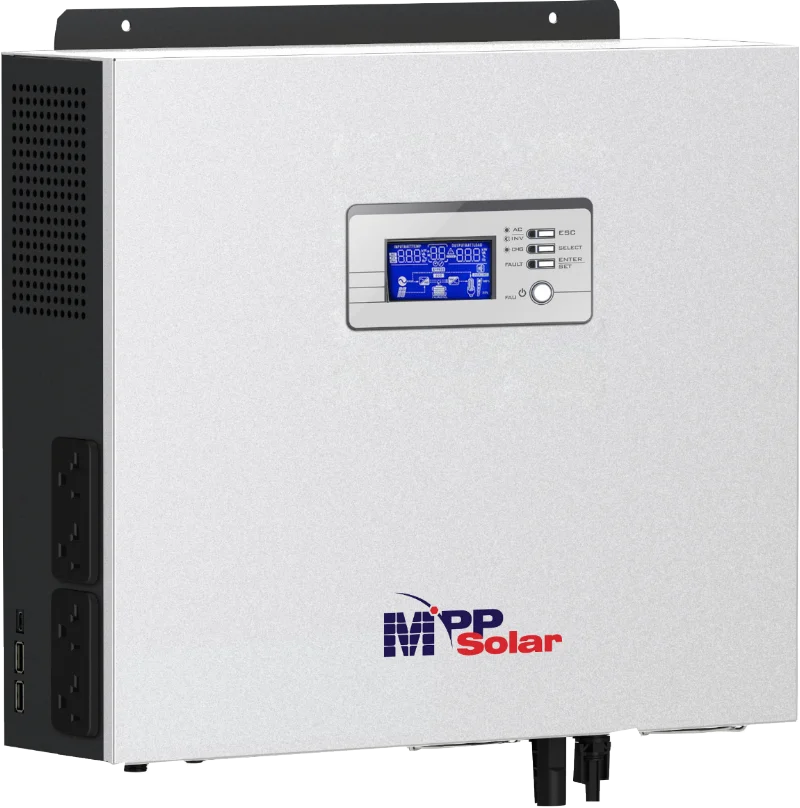 

PIP2724LV-MR 2700w 3kva 24v 110v mppsolar pure sine wave solar inverter 25A MPPT charger 25A battery charger AVR built in