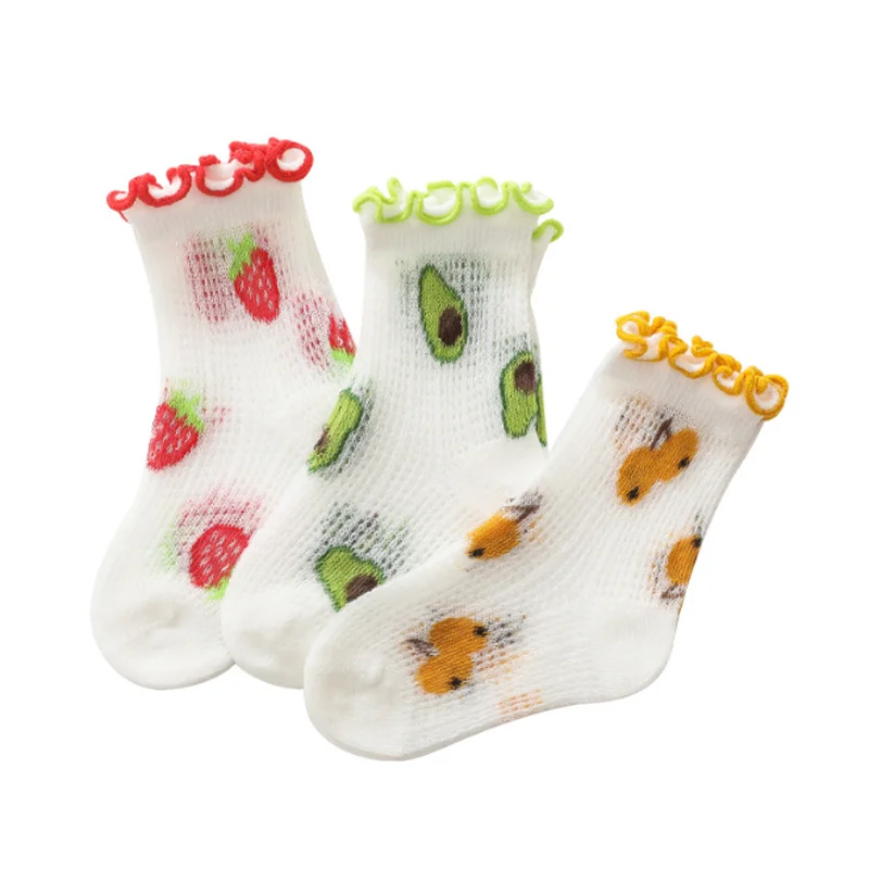 3 paare/los neue Baby Kinder socken Sommer dünne Cartoon Jungen und Mädchen Babys ocken