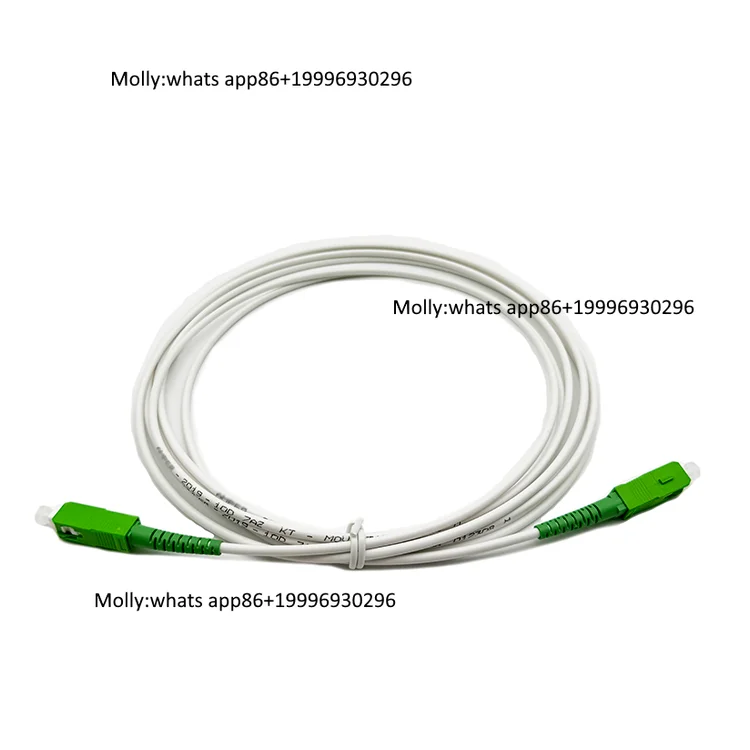 Hotsale Fiber Communication 5 Meter 10meter LC UPC Duplex OM4 2.0mm PVC Fiber Optic Patch Cord