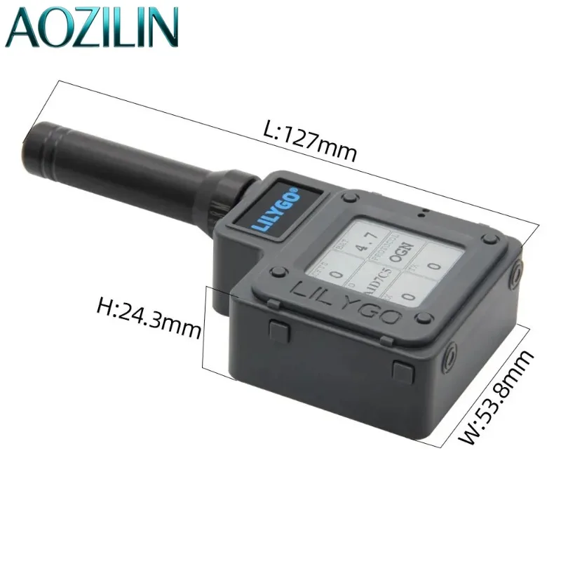 AOZILIN T‑Echo NRF52840 IoT Dev Board SX1262 LoRa BME280 GPS E‑paper NFC Sensor Module For Electronic DIY Application