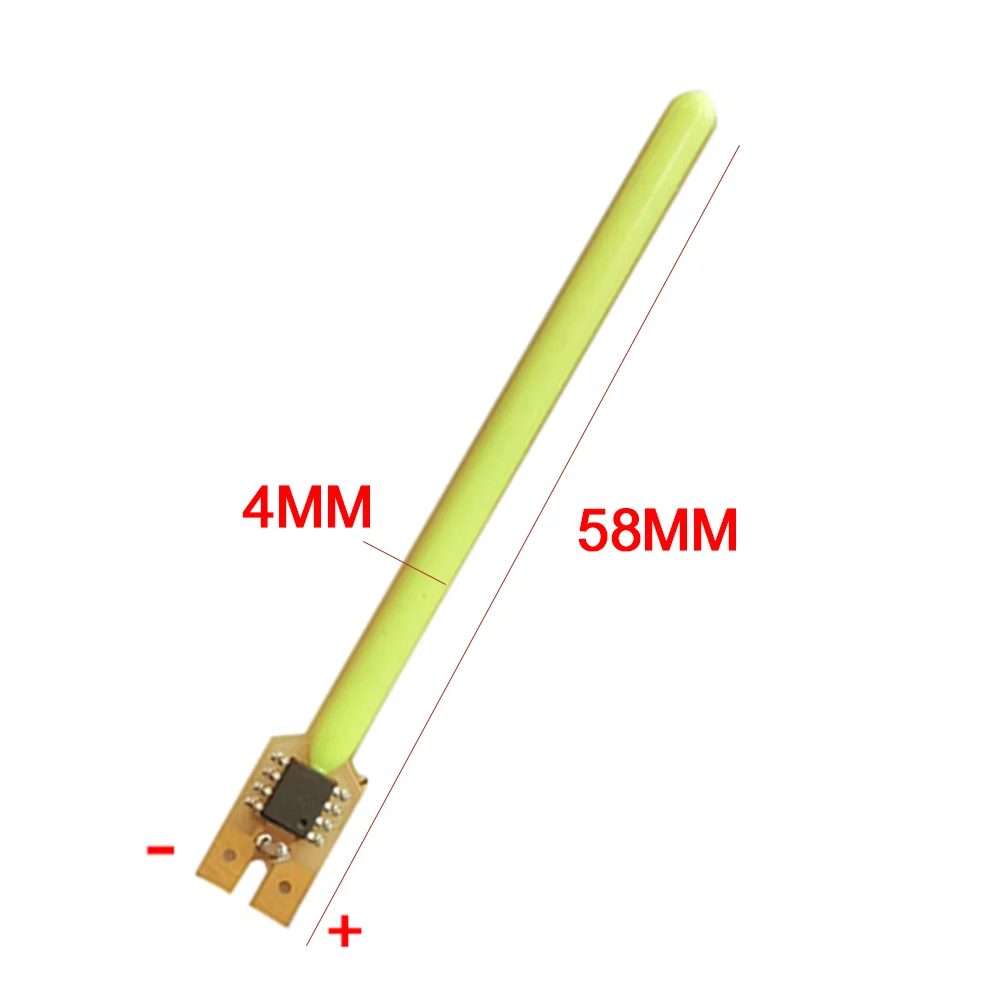 LED COB Meteor Shower Flowing Water Lamp LED Filament DC3V 58mm 70mm Diode Incandescent Light Accessories Christmas Decor Light
