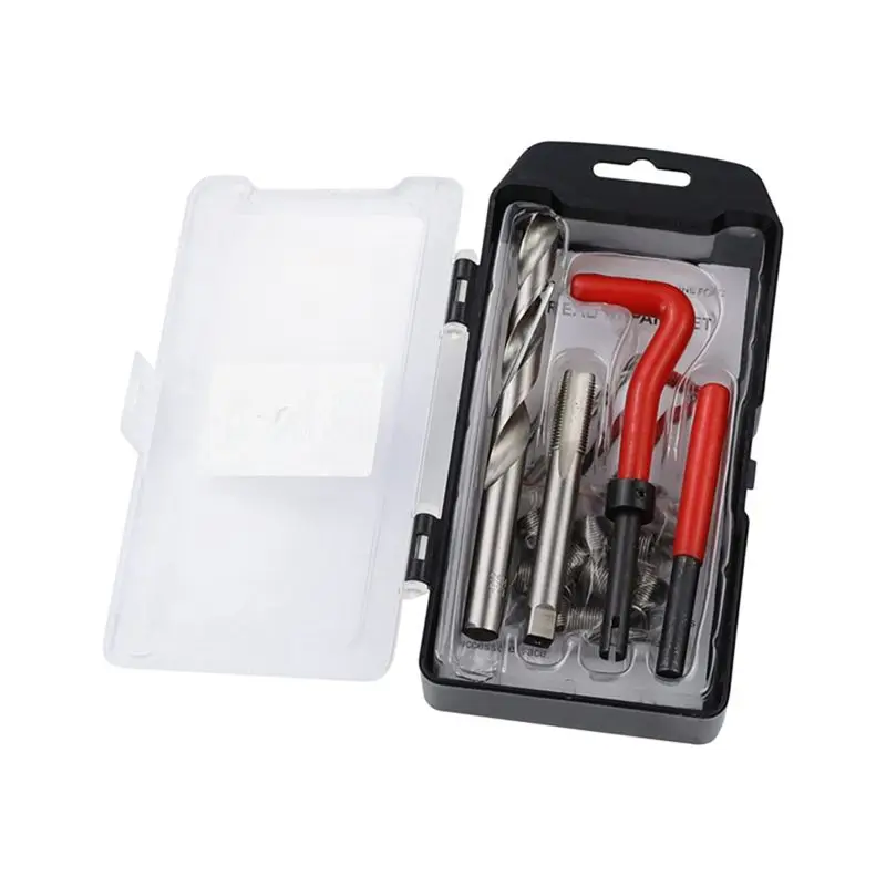 REST 15Pc Thread Repair Kit Metric x 1.25 mm Thread Repair Insert Set Wire Thread Inserts Thread Repair Kit