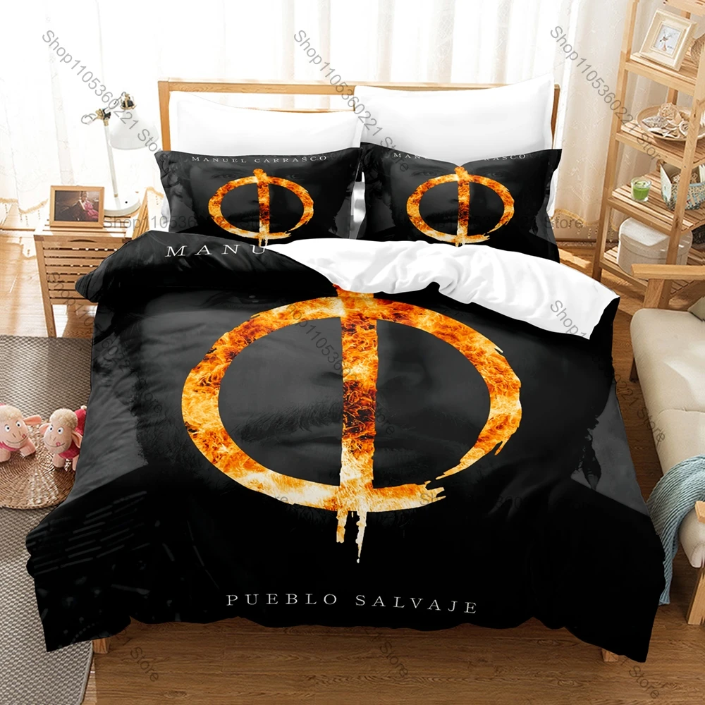 Unique Manuel Carrasco Art Print Bedding Set 3PCS Zippered Duvet Cover Pillowcase Best Gift Duvet Cover + 2 Pillowcases