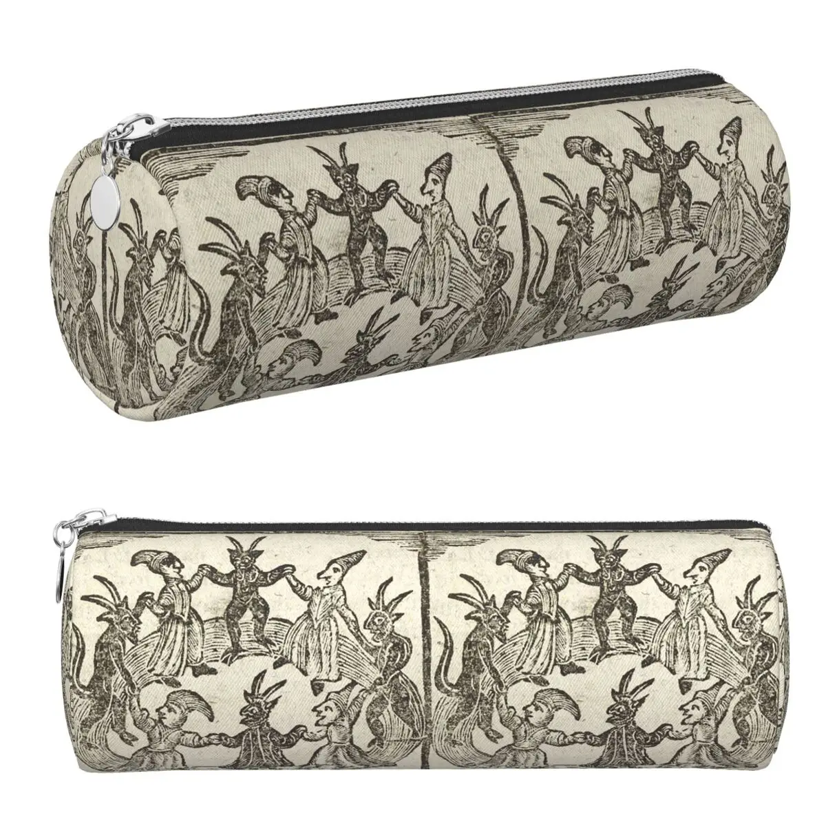Witches Circle Dance Pencil Cases Pencil Pouch Cylinder Pen Box Pencil Bag for Boys Girls Gifts