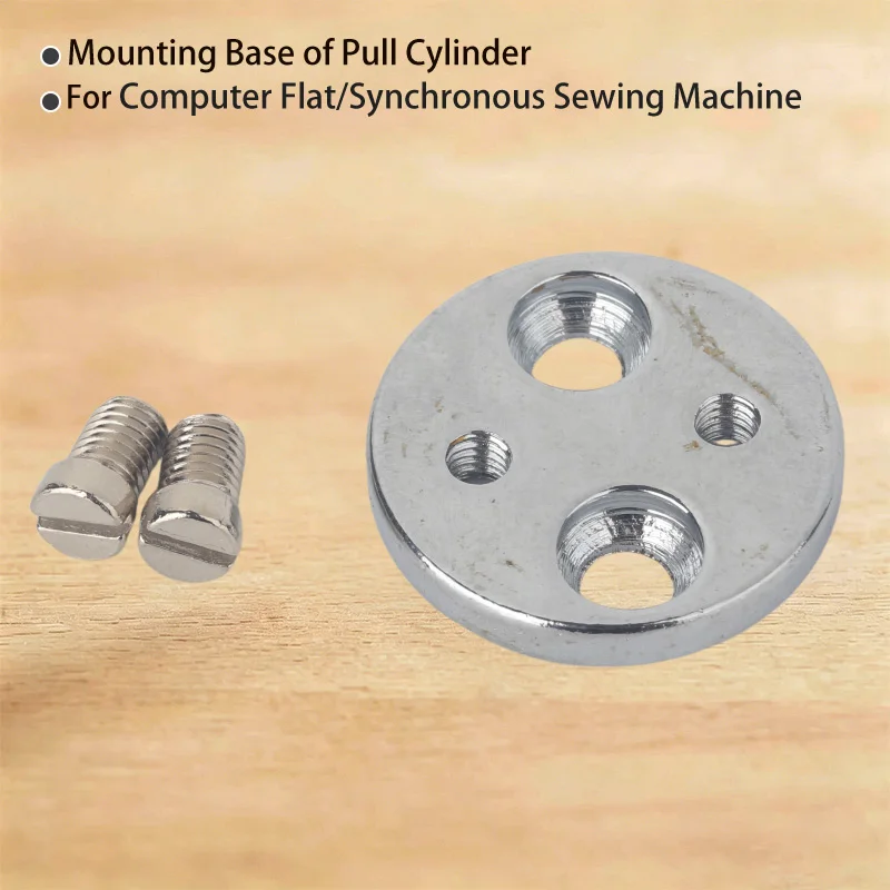 1PCS Mounting Base of Pull Cylinder Installation Puller Folder Base Iron Plate Curling Slide Seat for Synchronous Sewing Machine