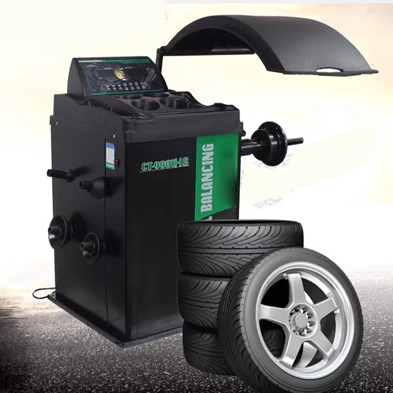 

CT9901HS Полностью автоматическая машина для балансировки шин Инструмент для динамической балансировки Инфракрасный автоматический точечный инвентарь, автоматическое торможение