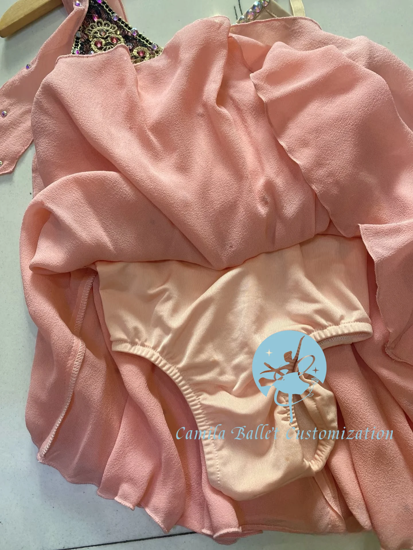 Jupe en mousseline de soie, rouge pastèque, dieu d'amour, Cupidon, Talisman magique, Variation de spectacle de Ballet, personnalisée pour adultes et enfants, nouvelle collection