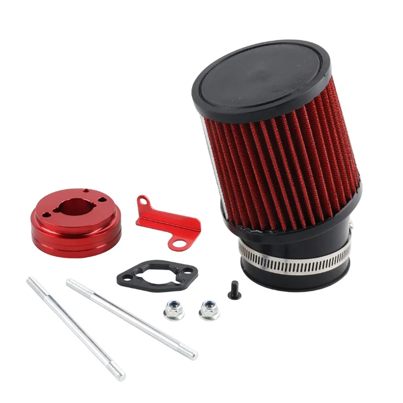 High Performance Air Filter Intake Kit for Go-Karts & Mini Bikes 6.5 HP Honda Clone GX160 GX200 Go Kart Predator 212cc Engine