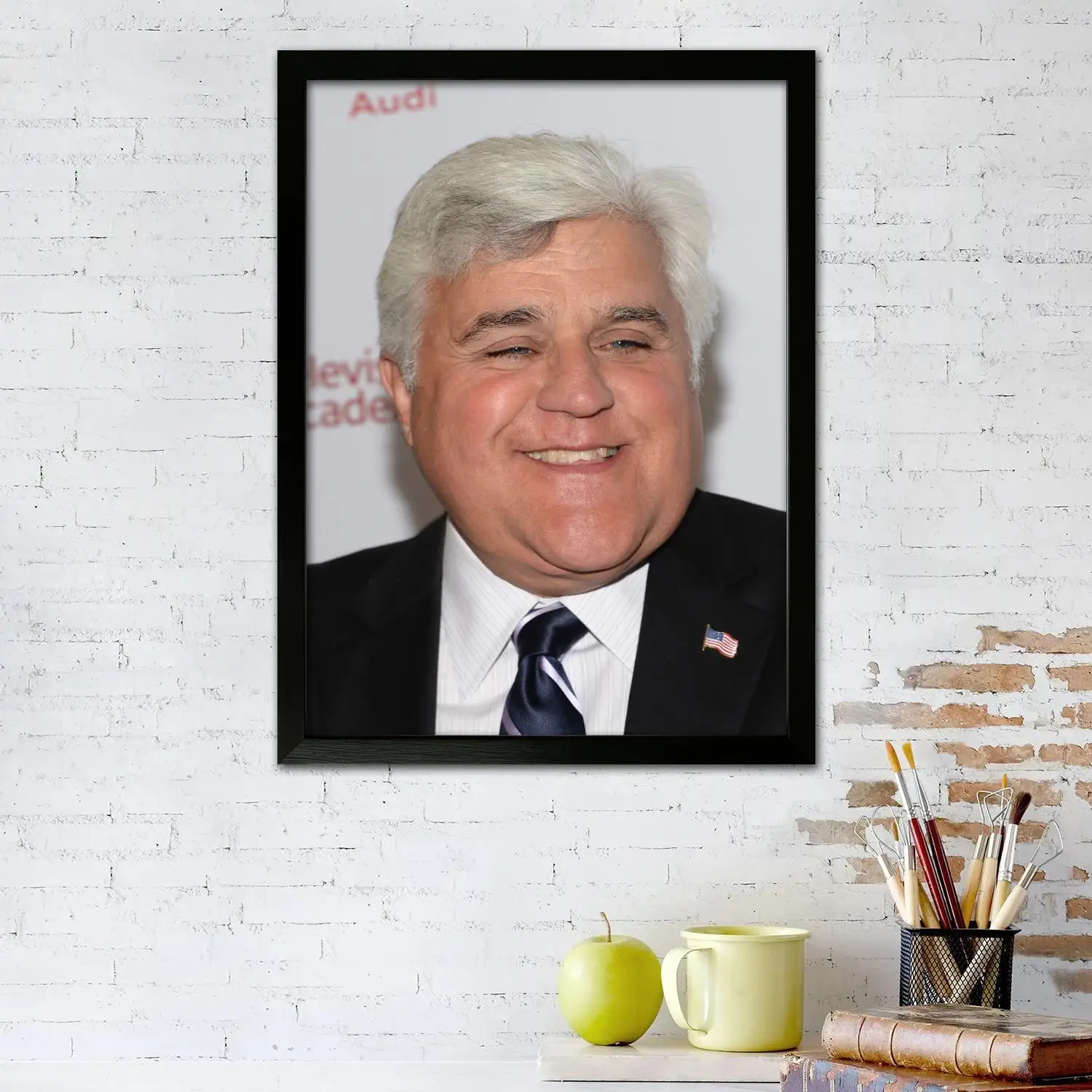 Jay Leno Canvas Art Poster and Wall Art, Picture Print, Modern Family Bedroom Decor,Decorative painting