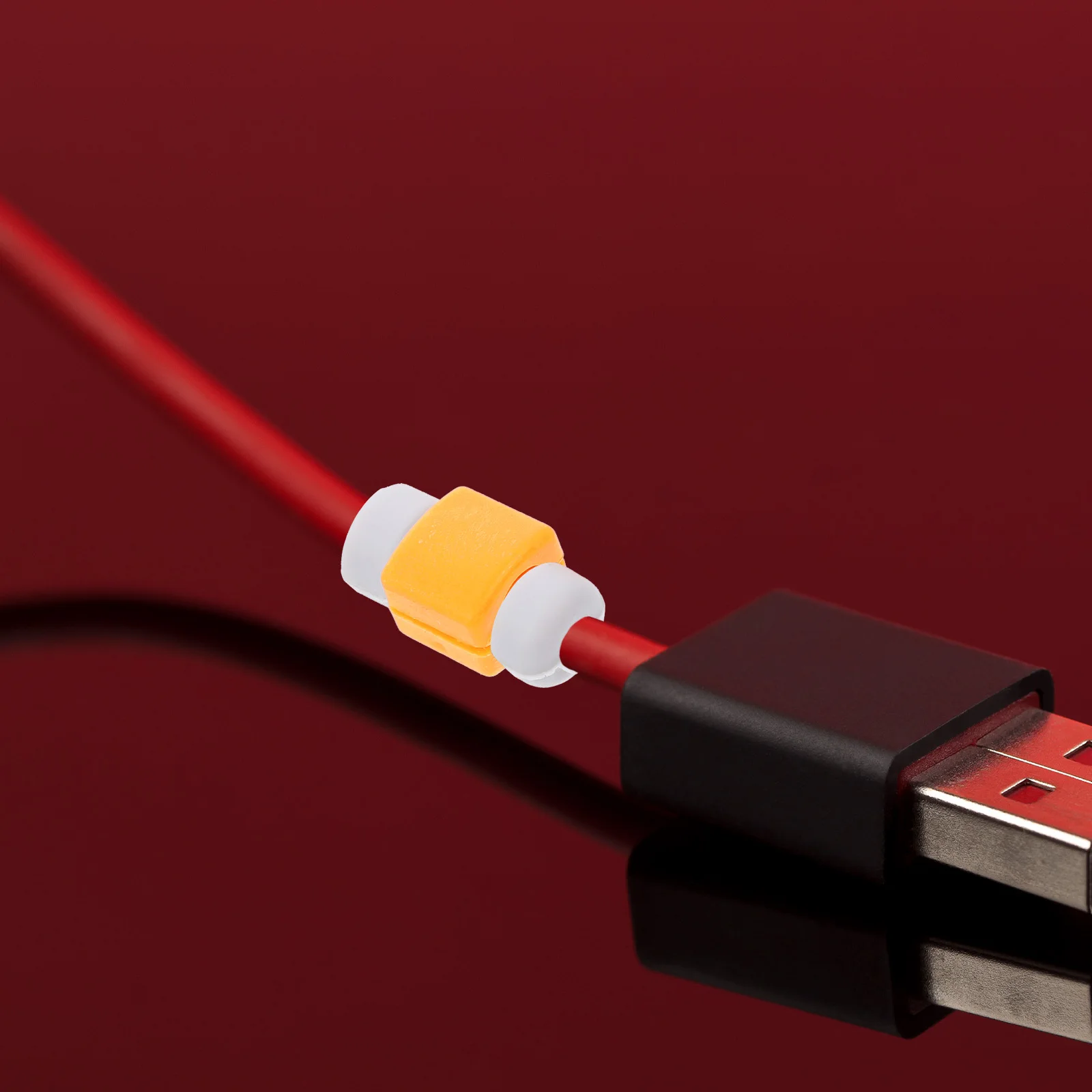 

10 pcs Charging Cable Protector Anti-Break Usb Data Sleeve For Durable Abs Silicone Colorful