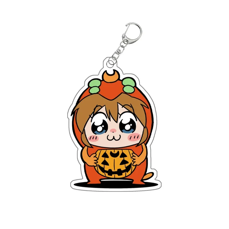 Asuka Langley Soryu Acrylic Keychain Anime Peripheral Cute Cartoon Backpack Key Pendant Itabag Decoration Goods Gift for Friend