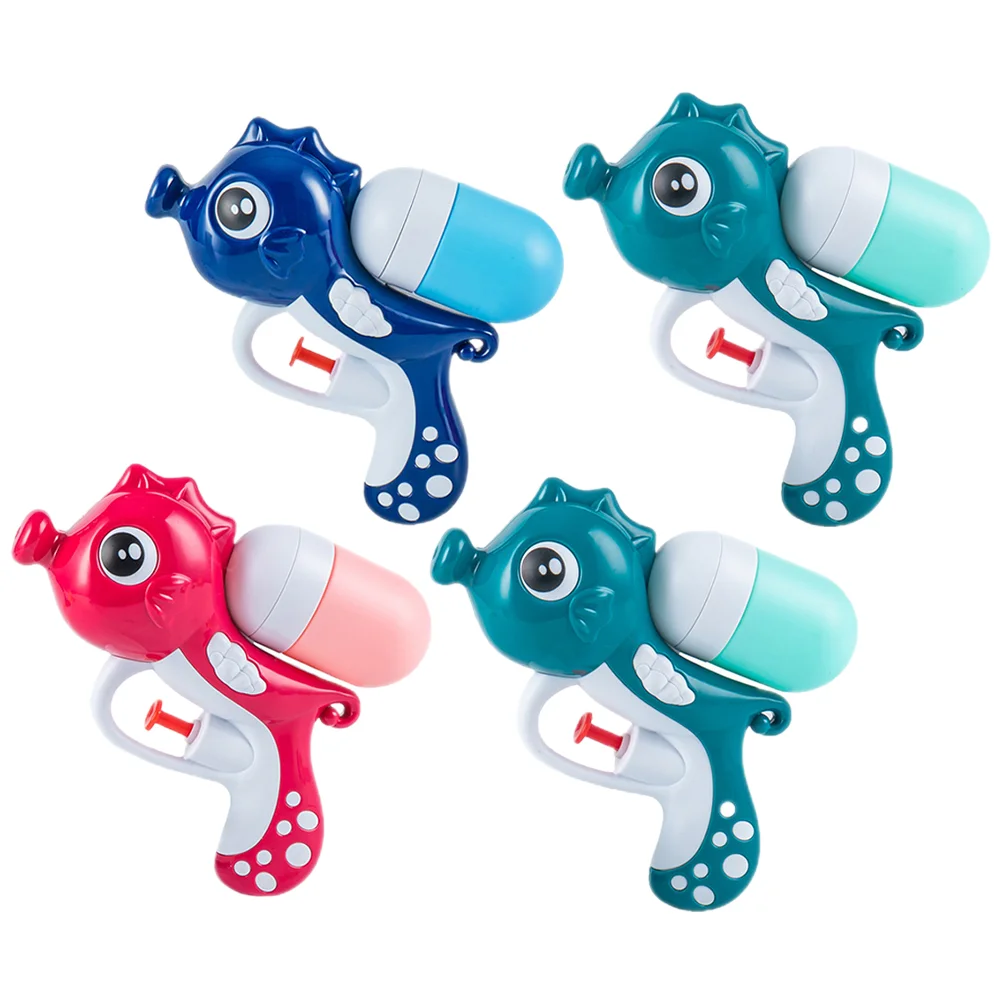 

4 Pcs Seahorse Water Wear-resistant Toy Accessories Plastic Beach Sprinkler