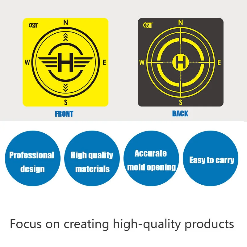 لوحة هبوط عالمية بدون طيار Avata 2 قابلة للطي مزدوجة الجانب Helipad لـ DJI Mini 5 Pro/4 Pro/Neo/Air 3S/Mavic 4 Pro ملحقات