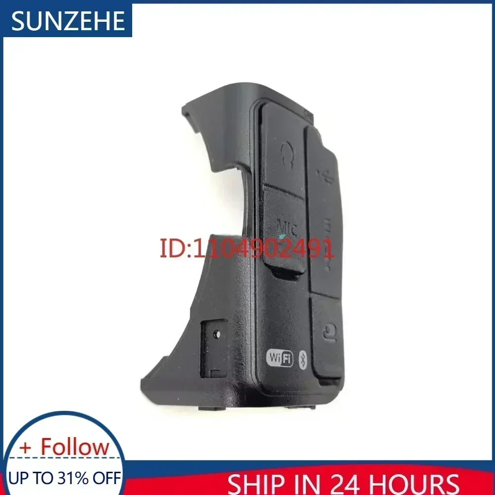 New Original for Nikon Z5 USB Multi +HDMI-compatible +Remote + MIC +Headphone Jack Cabinet Cover Rubber Belt Shell Repair Parts
