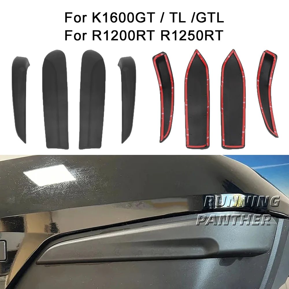 For BMW K1600GT K1600GTL K1600 GT GTL 2010- R1200RT R1250RT New Motorcycle Side Trunk Panel Case Protector Fairing Cover Guard