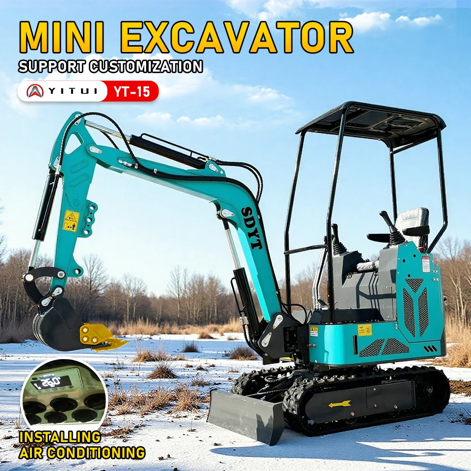 Strumenti insaccatore per carichi pesanti mini escavatore ad alta efficienza per costruzioni e paesaggistiche residenziali Ce Epa Euro 5 personalizzati