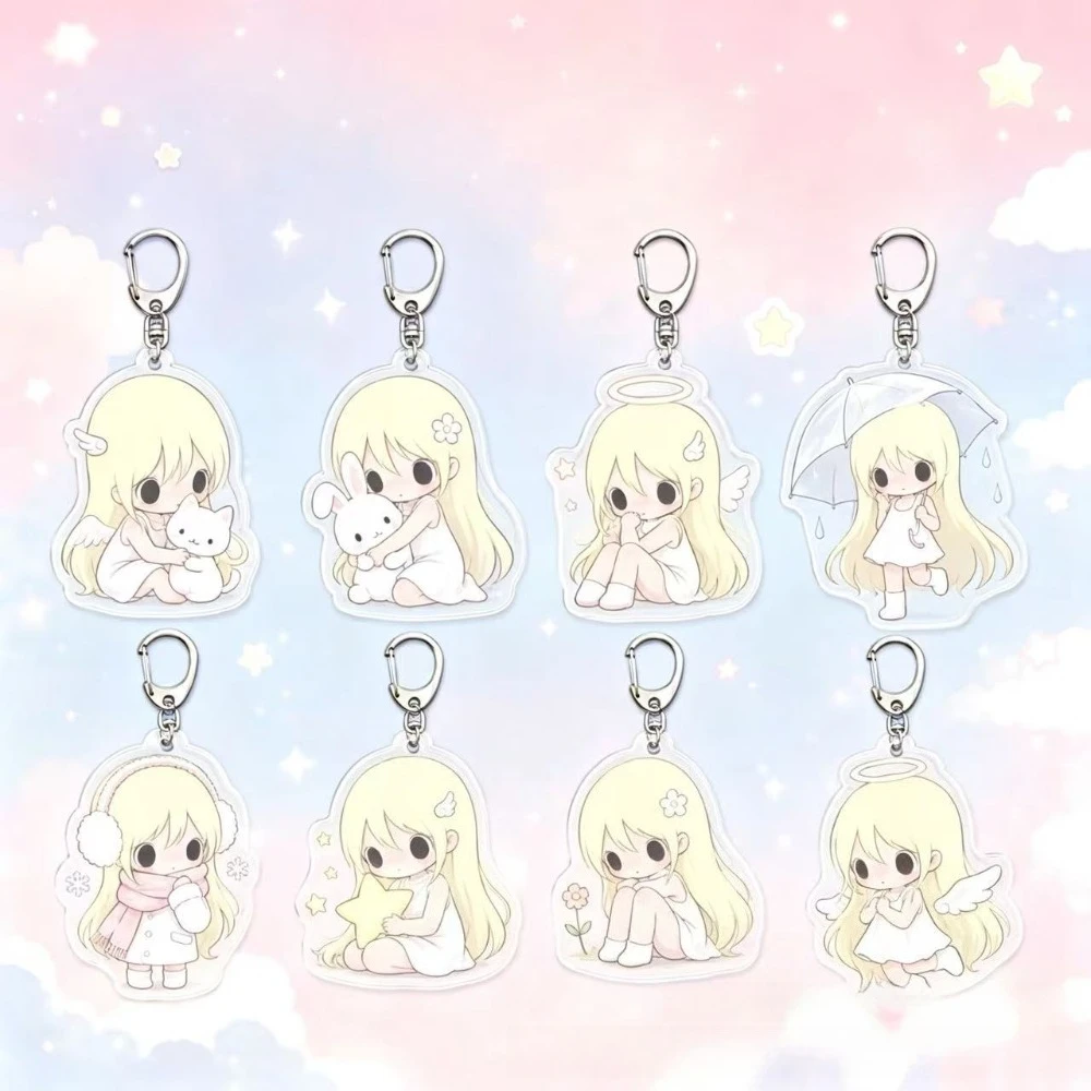 Cute Ye You Shang Qiu Periphery Keychain Jewelry Accessory Girl Avatar Peripheral Pendant Collection Keyring Hanging Decoration