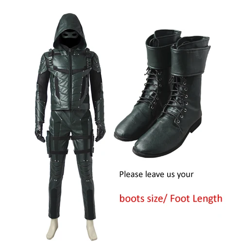 Volwassen Superheld Oliver Cosplay Carnaval Halloween Queen Kostuum Pijl Battle Suits Groen Outfit Pijl Hero Kleding - afbeelding 1