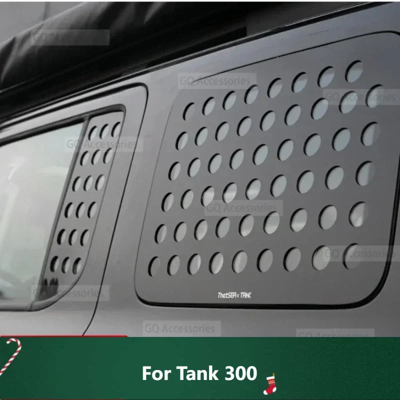 

New! For WEY GWM Tank 300 2021 2022 2023 Car Rear Window Mesh Side Window Protective Mesh Sun Protection Cover Sticker Accessori