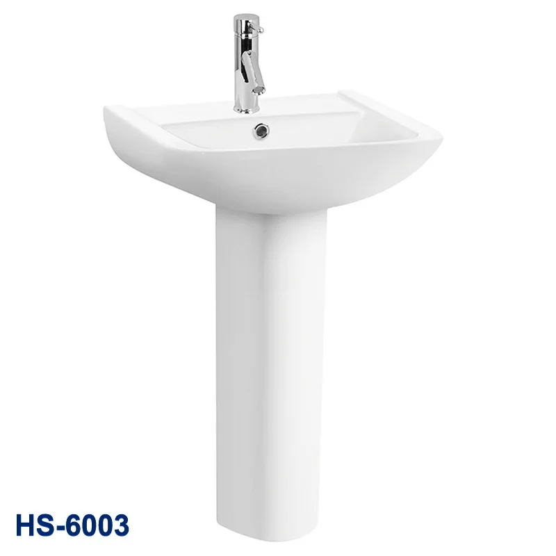 ceramic floor standing balcony column basins (excluding hardware accessories) by manufacturers in Middle