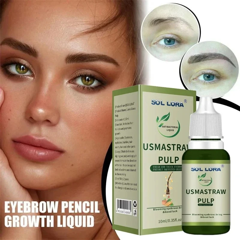 Eyebrow Hair Growth Solution Rapidly Grows Eyebrows And Promotes The Growth Of Hair Follicles Provides Rich Nutritional Elements