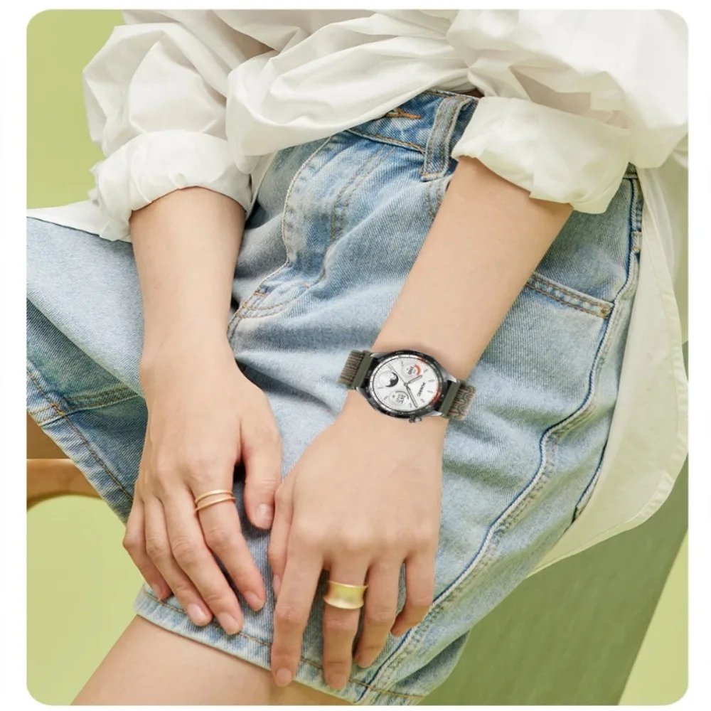 Bracelet à boucle en Nylon 20/22mm, pour Samsung Galaxy Watch 7 6 5 4 44mm 40mm/5 pro 45mm, pour Huawei Watch GT5 Pro/GT5 4 3 2e