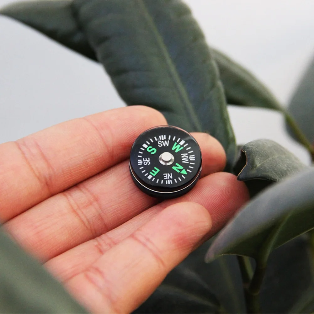 1pc Compact 20mm Mini Pocket For Compass For Hiking Camping Outdoor Activities Accessory Easy To Use
