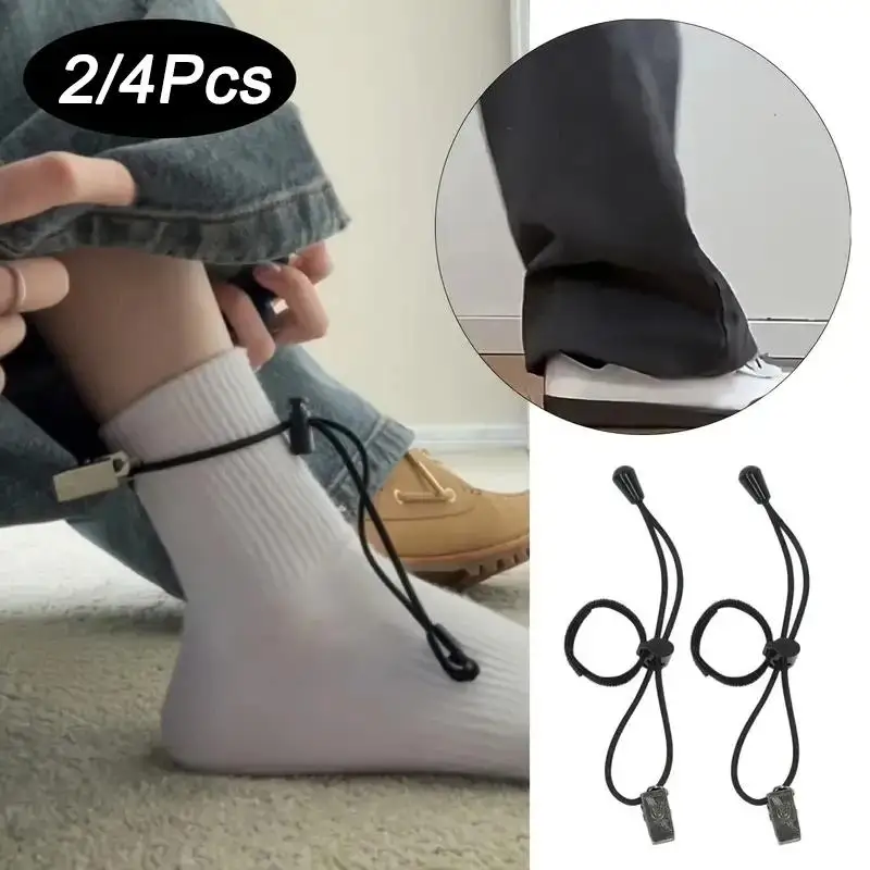 2/4/6/10Pcs Adjustable Invisible Pants Leg Shortening Clips Anti-Dragging Trousers Fixed Multi-Function Fastener Clips