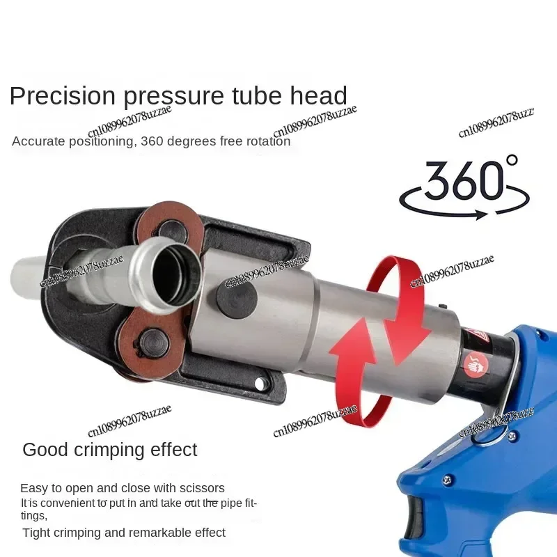 Small New Rechargeable Hydraulic Clamp EZ-1550 Electric Pressure Tube Clamp Thin-walled Stainless Steel Pressure Tool Pressure T