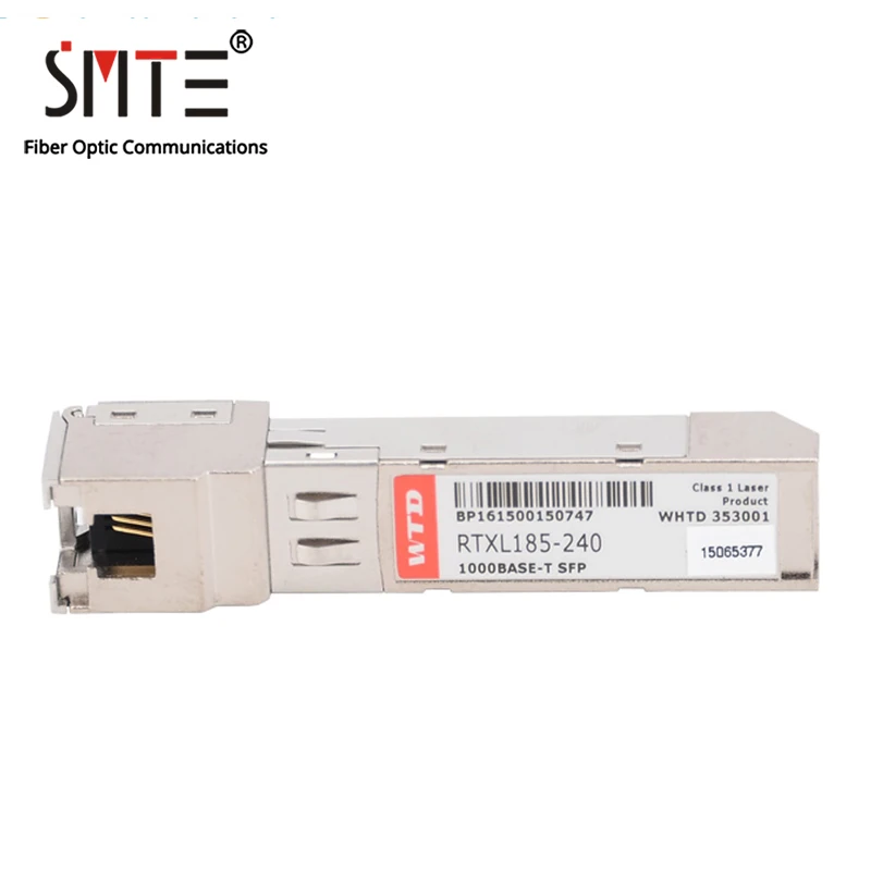 

WTD RTXL185-240 1000BASE-T RJ45 SFP Fiber Optical Module