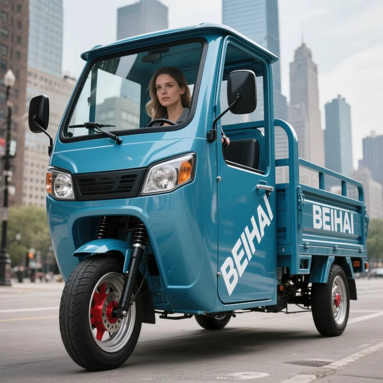Electric Tricycle for Cargo Durable Agriculture Transport