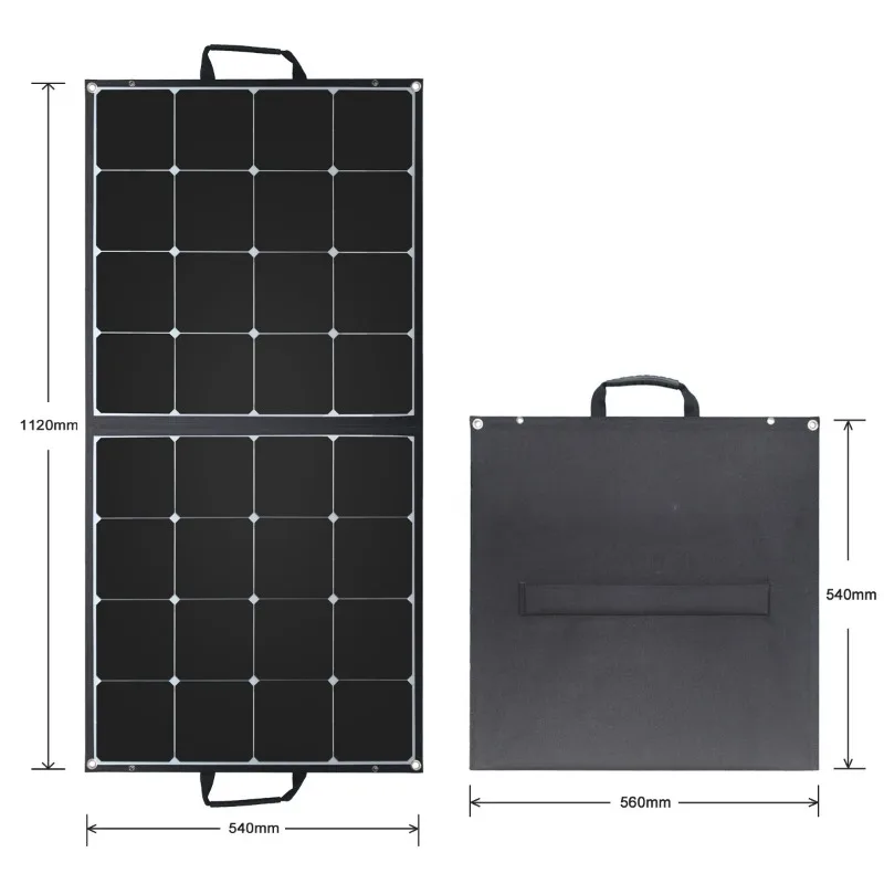 100W Solar Photovoltaic Panel Outdoor Long-Distance Travel Portable Charging Parallel Panels Portable Solar Panel