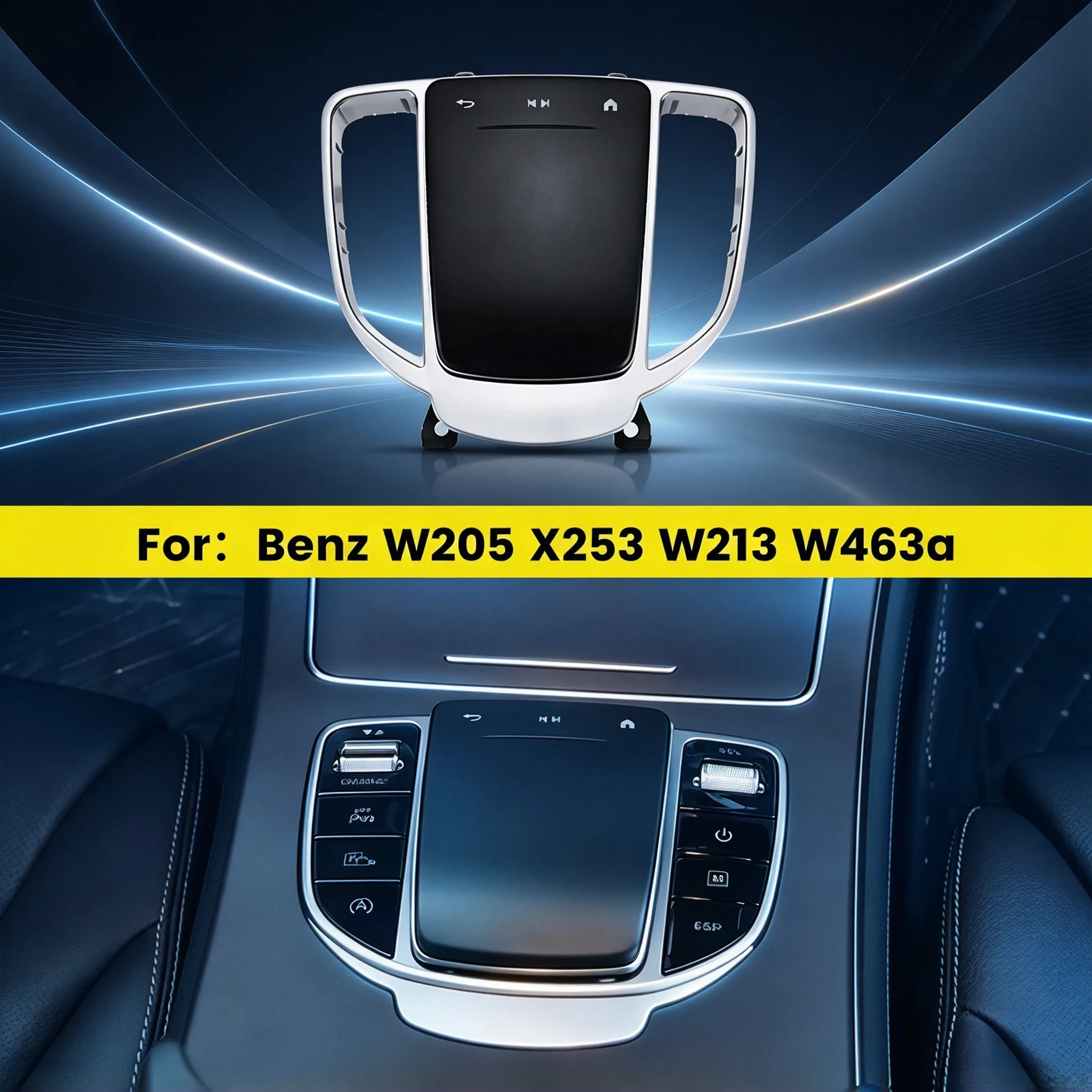 Touch Mouse Multimedia Buttons For Mercedes Benz W205 W213 W463a X253 G GLC Old To New Car Central Control Knob Joystick Upgrade